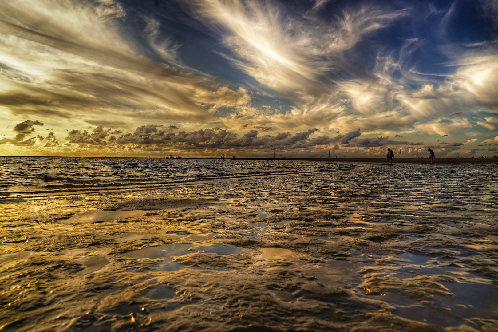 Abendstimmung an der Nordsee 