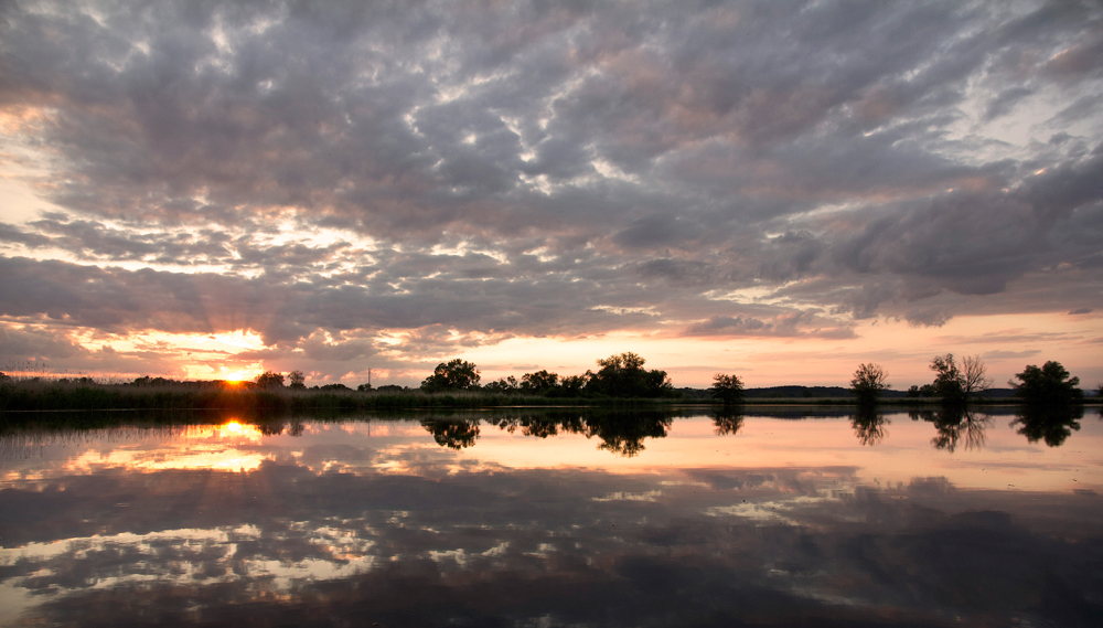 Abendstimmung an der ODER