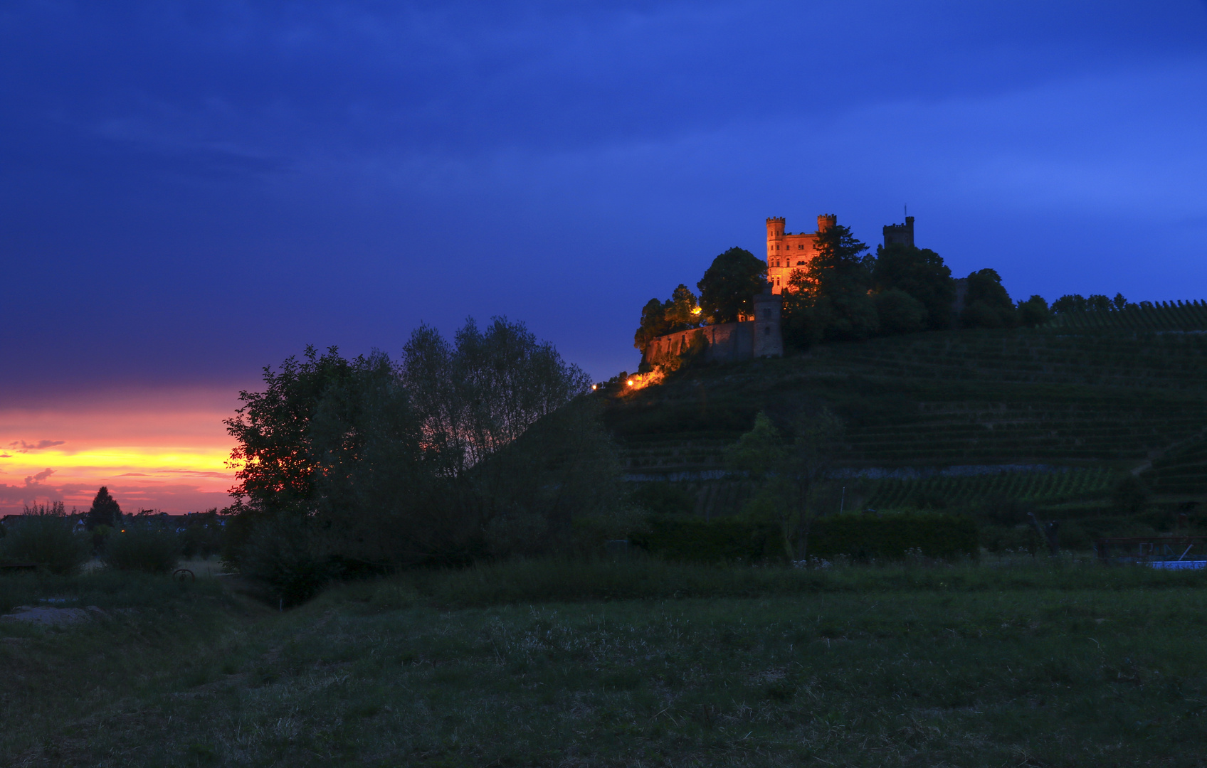 Abendstimmung an der Ortenburg