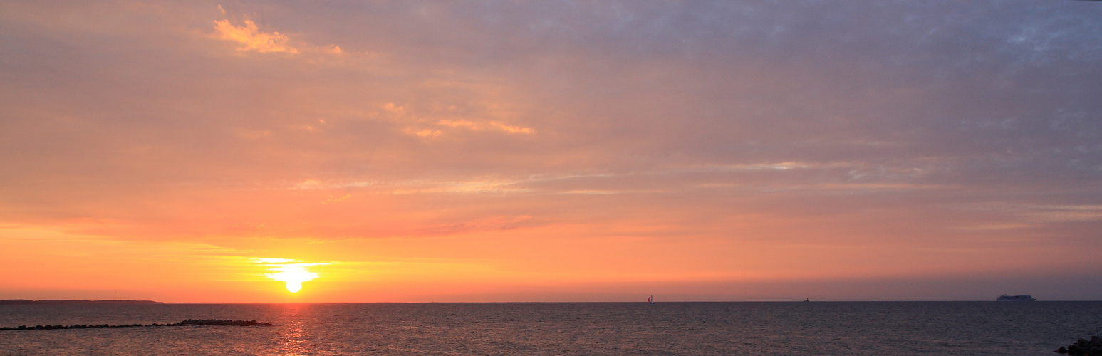 Abendstimmung an der Ostsee