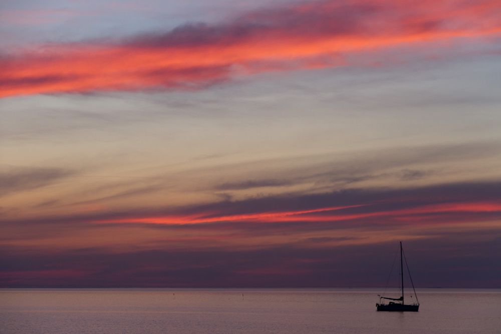 Abendstimmung an der Ostsee