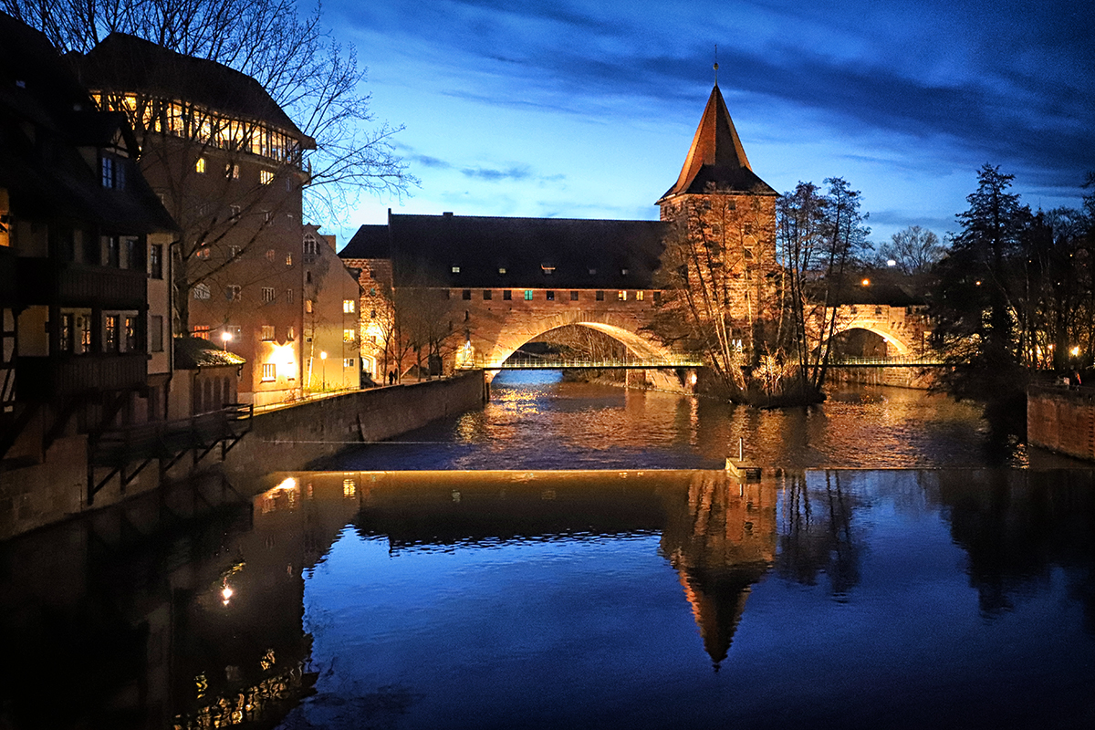 Abendstimmung an der Pegnitz