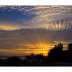 Abendstimmung an der Petit Rhone - Camargue