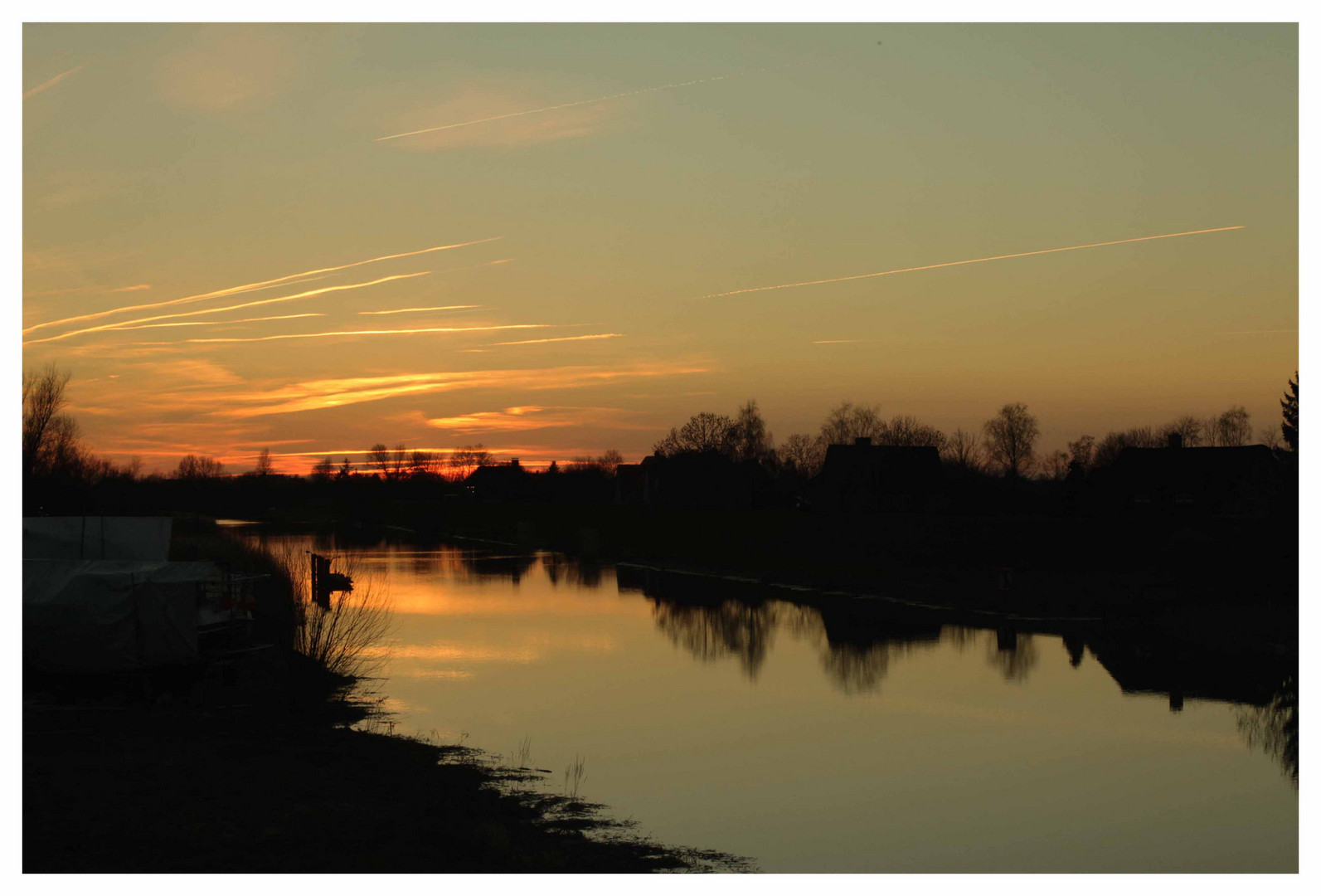 Abendstimmung an der Pinnau