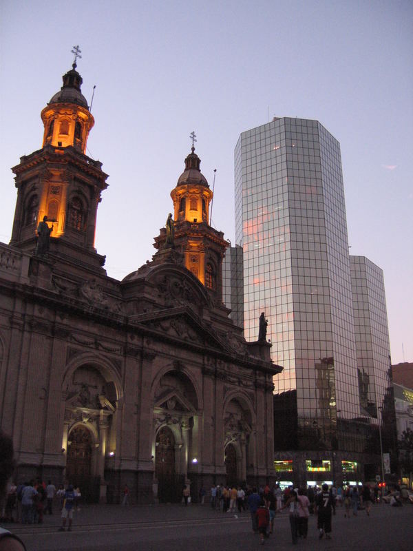 abendstimmung an der plaza de armas