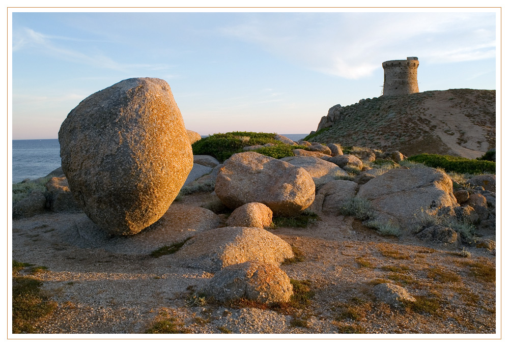 Abendstimmung an der Pointe d'Umigna