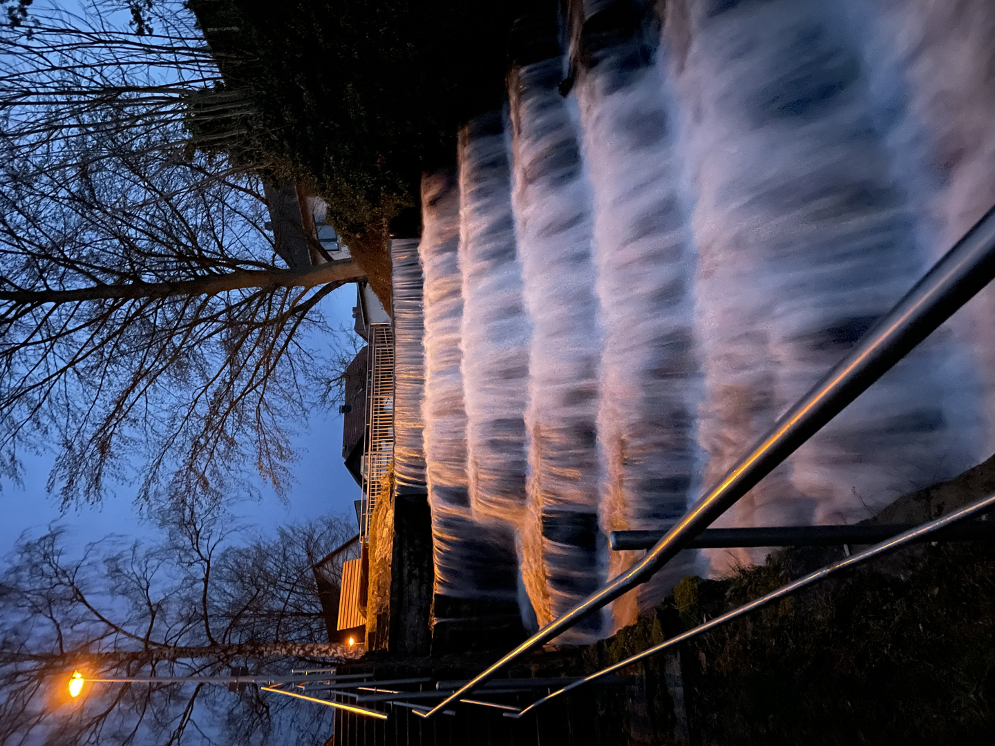 Abendstimmung an der Poltertreppe 