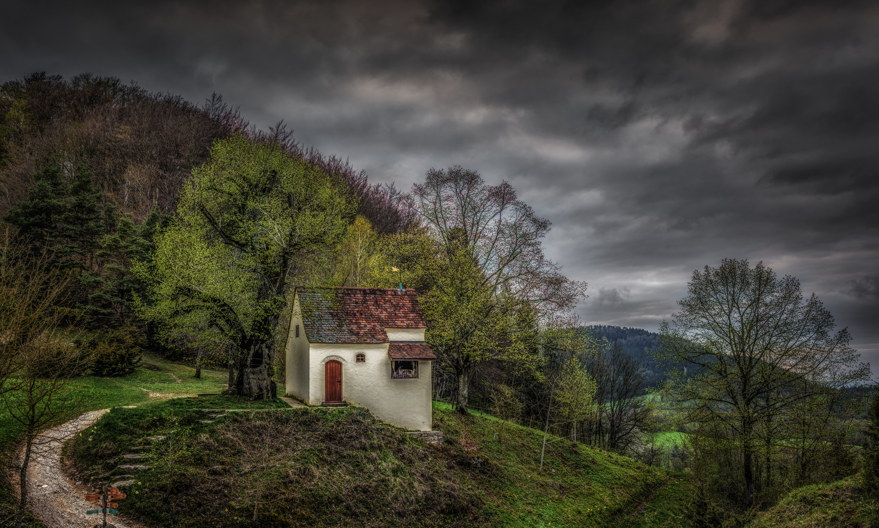 Abendstimmung an der Reiterleskapelle 