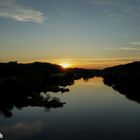 Abendstimmung  - an der Ruhr bei Burg Blankenstein