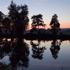 Abendstimmung an der Ruhr bei Schwerte