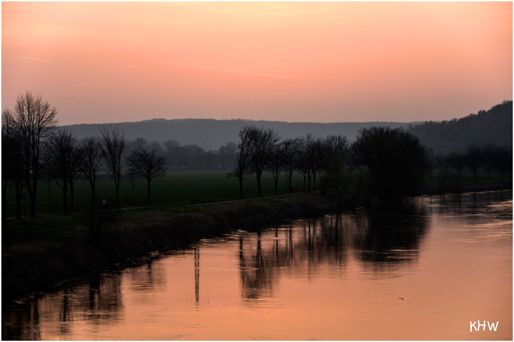 Abendstimmung an der Saale