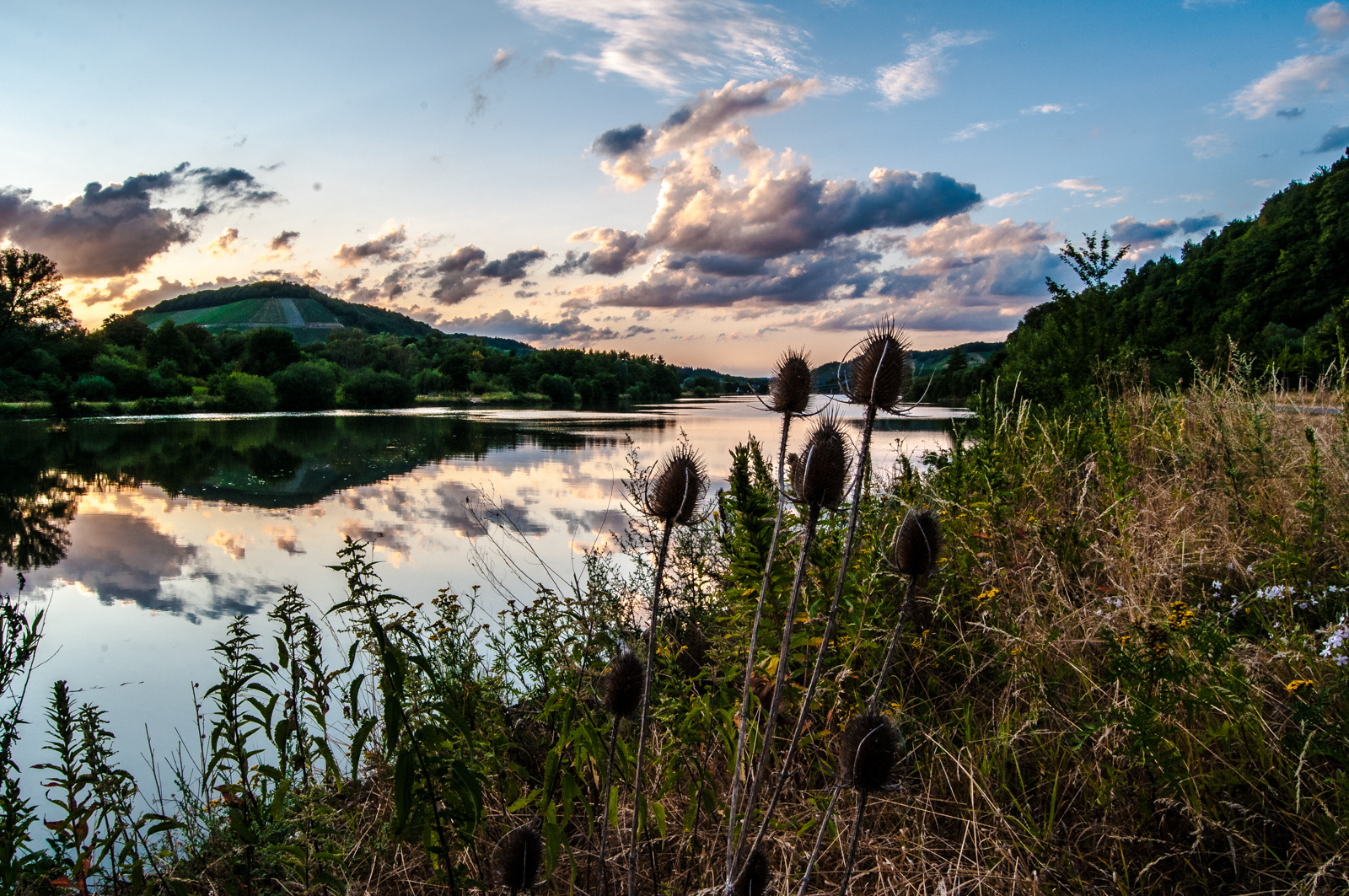 Abendstimmung an der Saar