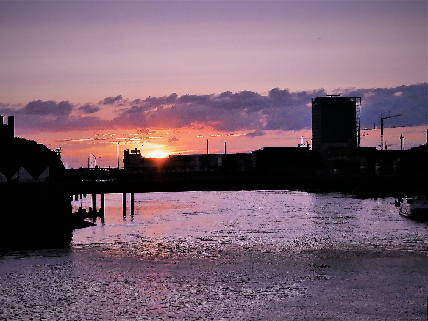 Abendstimmung an der Schlachte