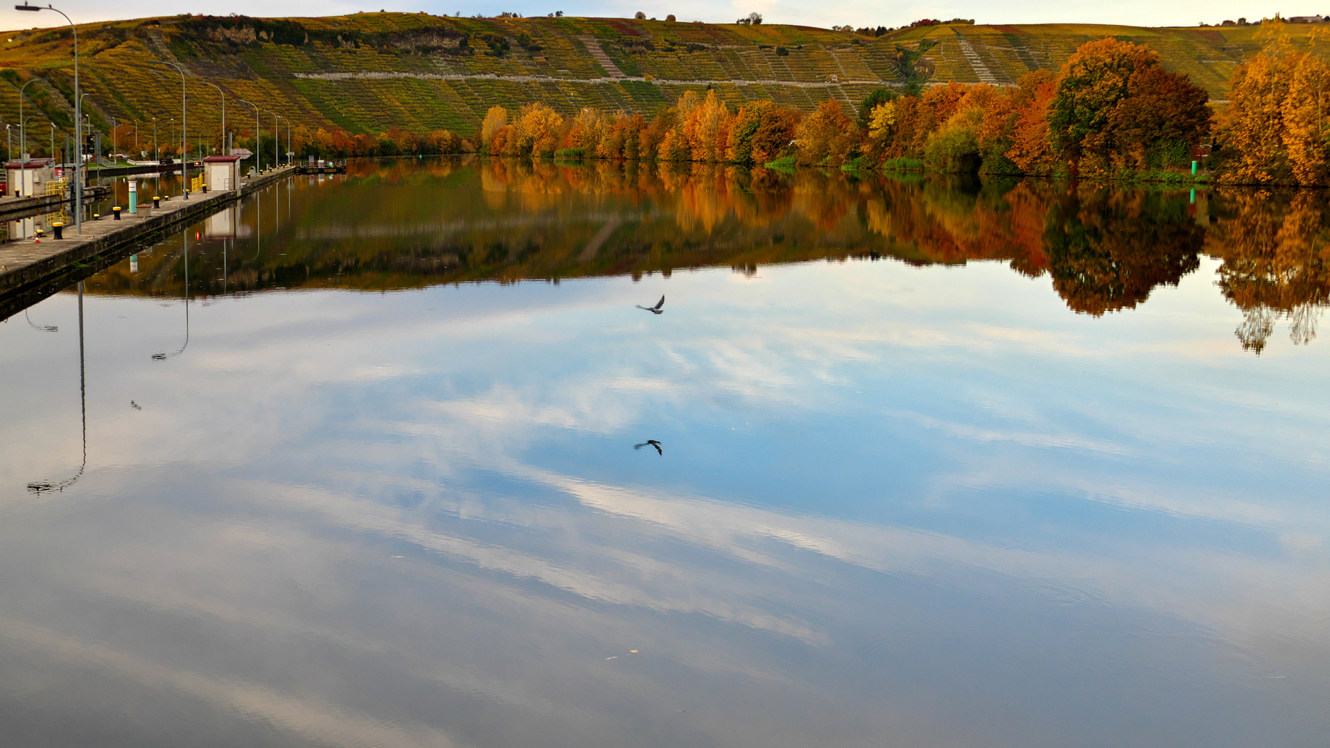 Abendstimmung an der Schleuse...