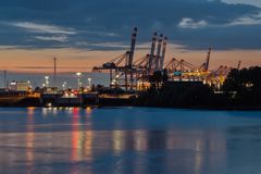 Abendstimmung an der Schleuse