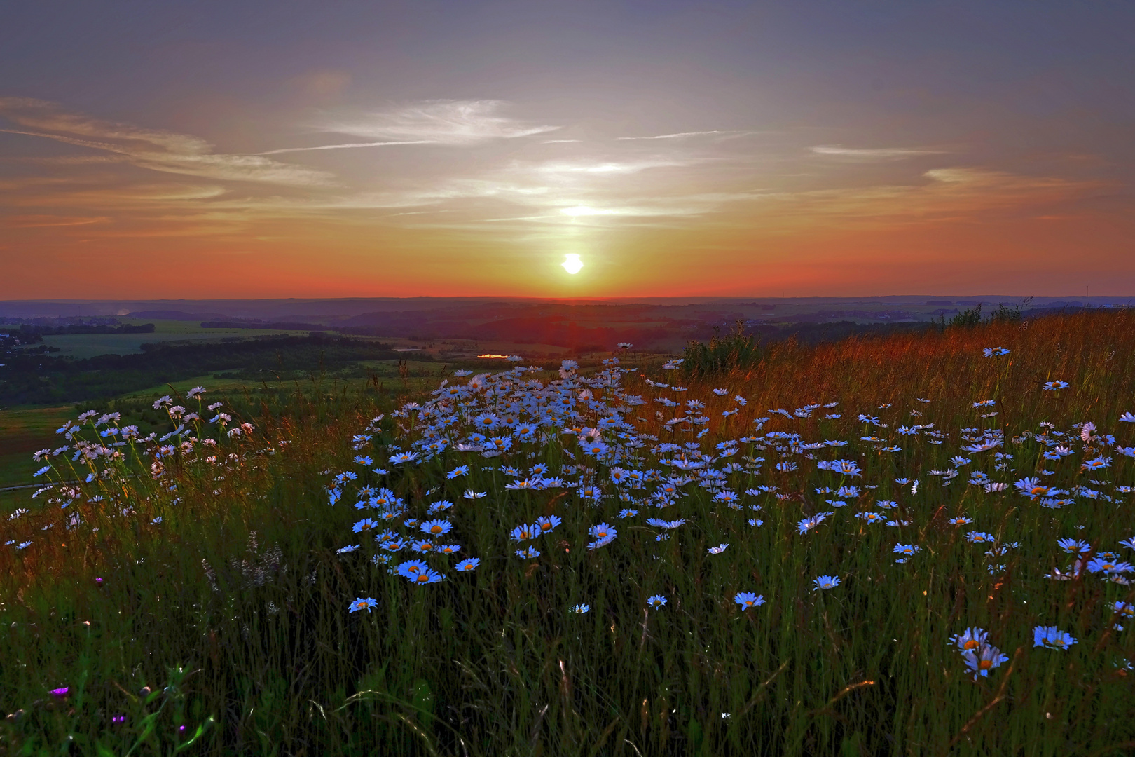 Abendstimmung an der Schmierchauer Höhe 