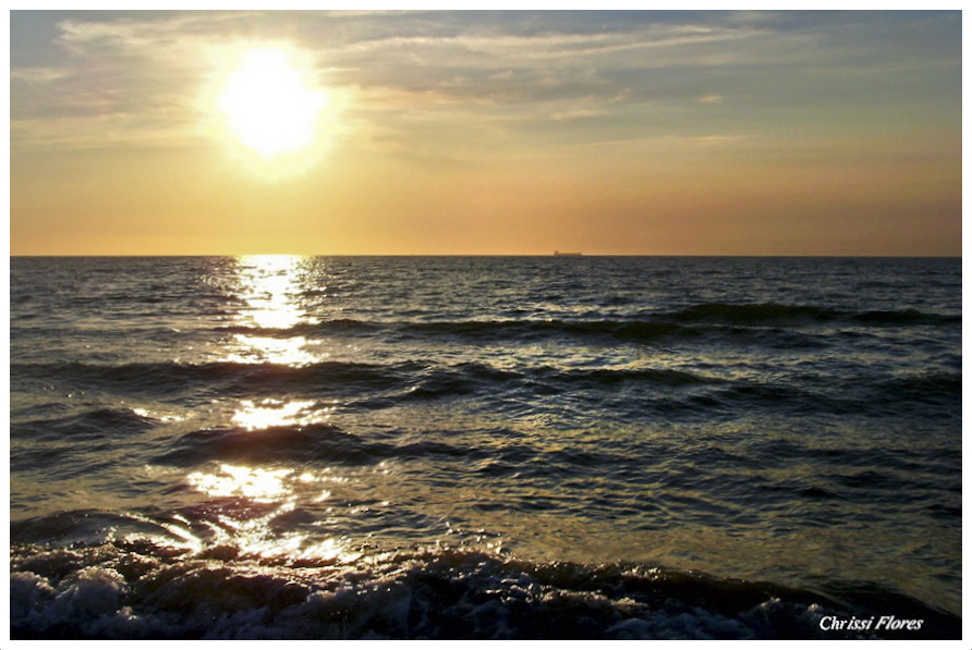 Abendstimmung an der See