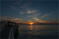 Abendstimmung an der Seebrücke....