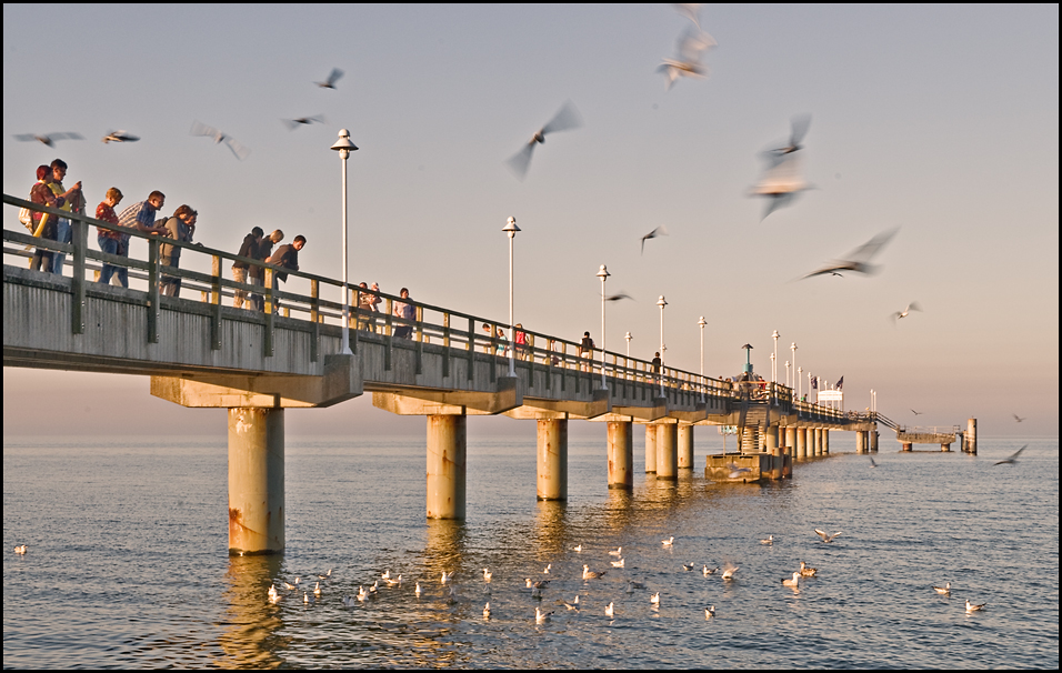 Abendstimmung an der Seebrücke