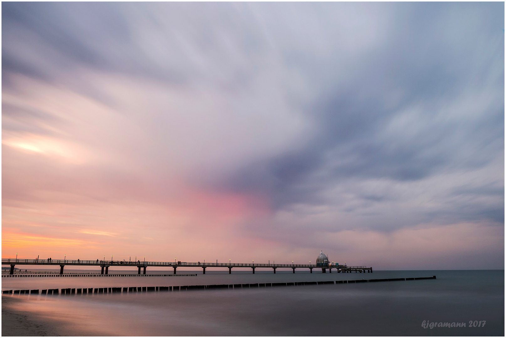 abendstimmung an der seebrücke.....