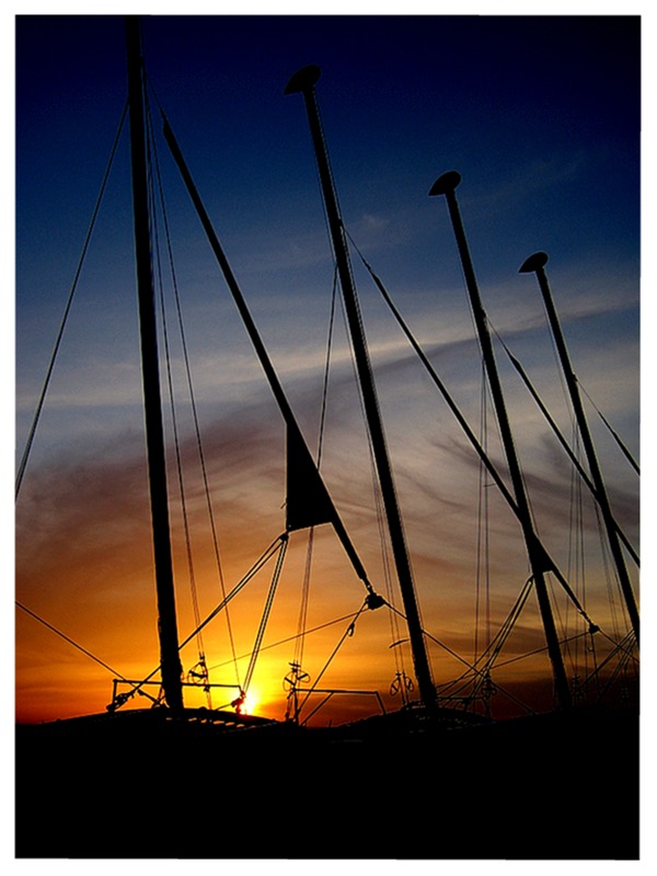 Abendstimmung an der Segelschule