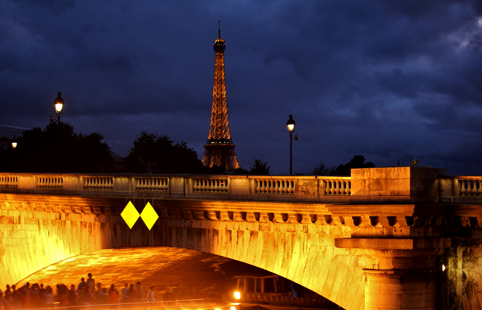 Abendstimmung an der Seine