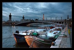 Abendstimmung an der Seine