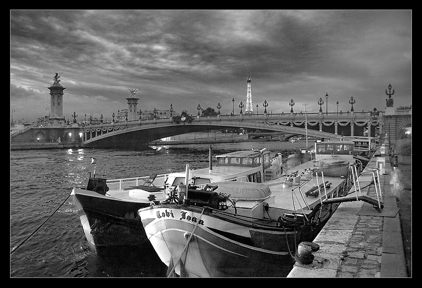 Abendstimmung an der Seine