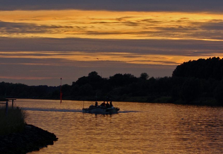 Abendstimmung an der Trave