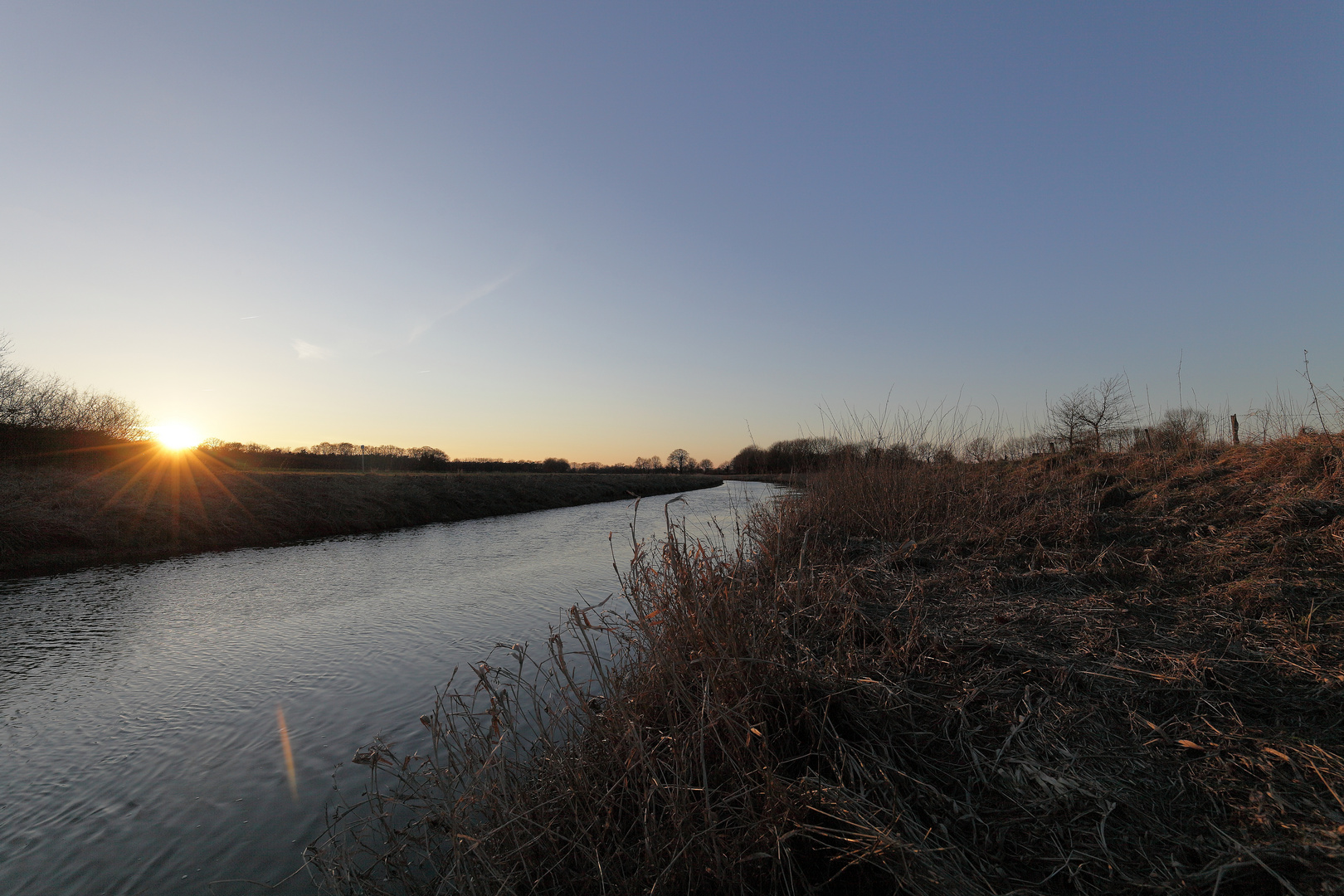 Abendstimmung an der Vechte