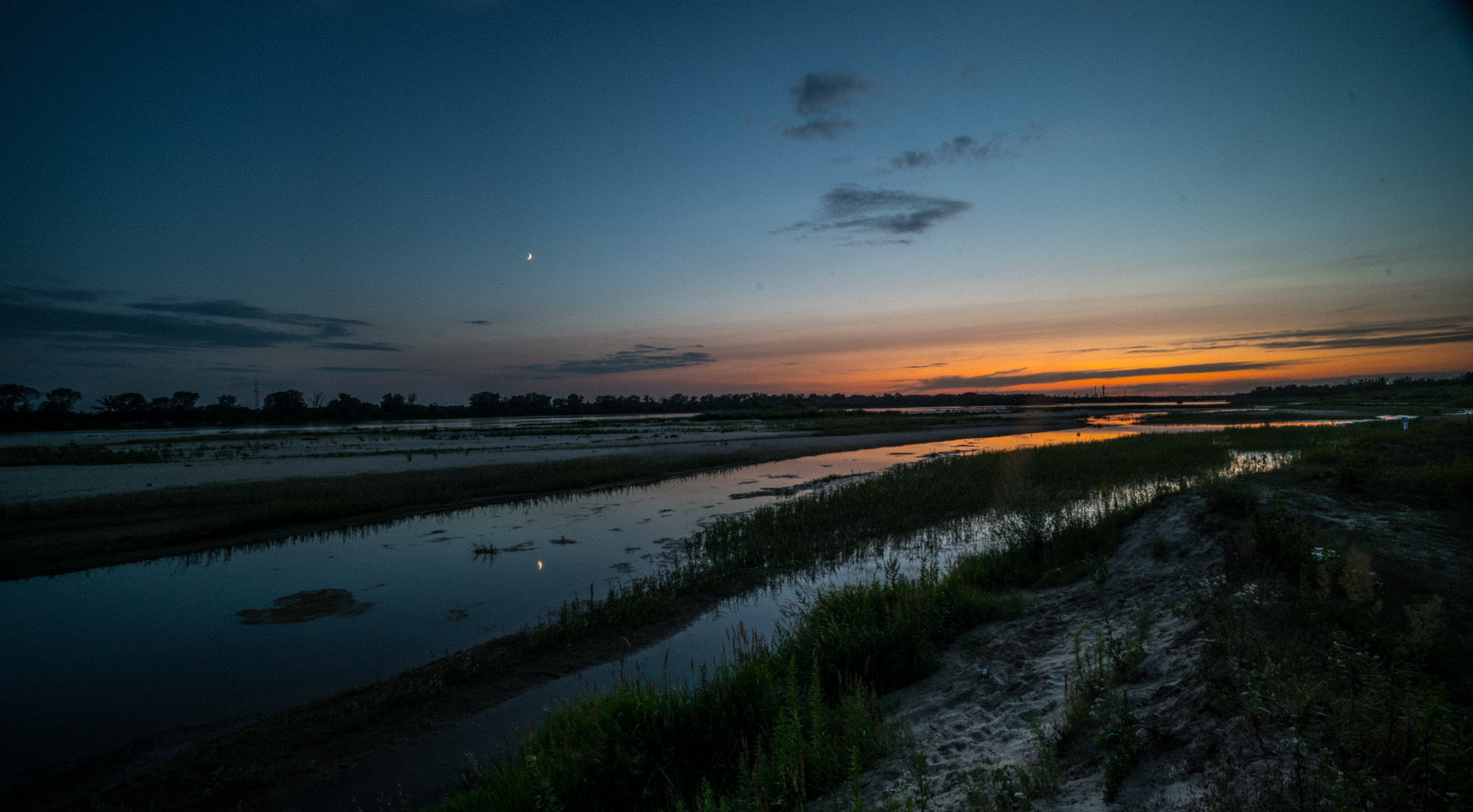 Abendstimmung an der Weichsel