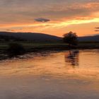 Abendstimmung an der Weser