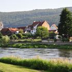 Abendstimmung an der Weser bei Hemeln/Veckernhagen