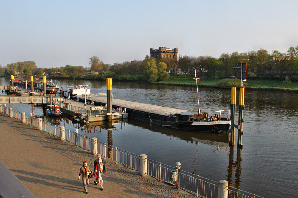 Abendstimmung an der Weser