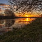 Abendstimmung an der Weser