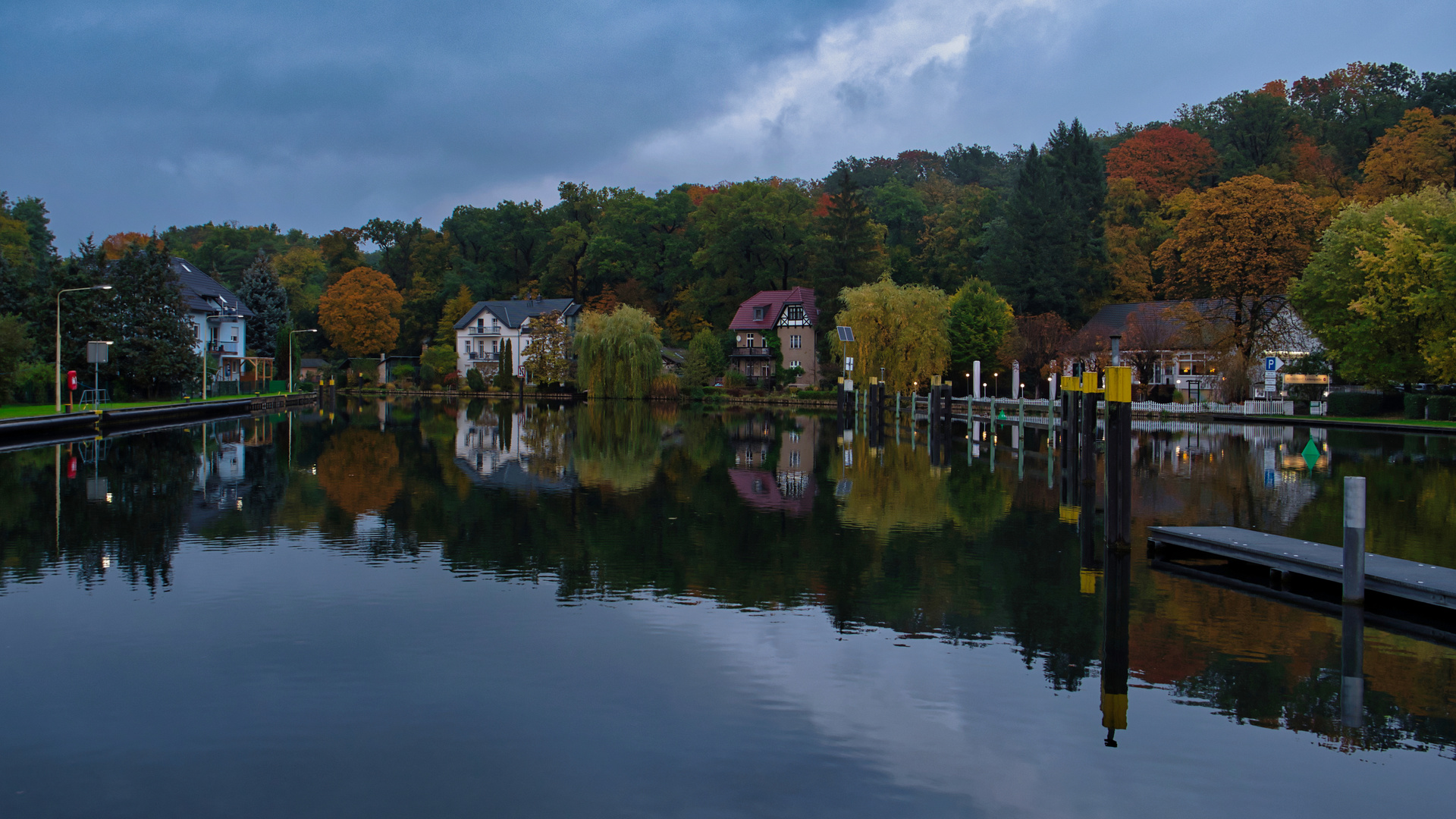 Abendstimmung an der Woltersdorfer Schleuse