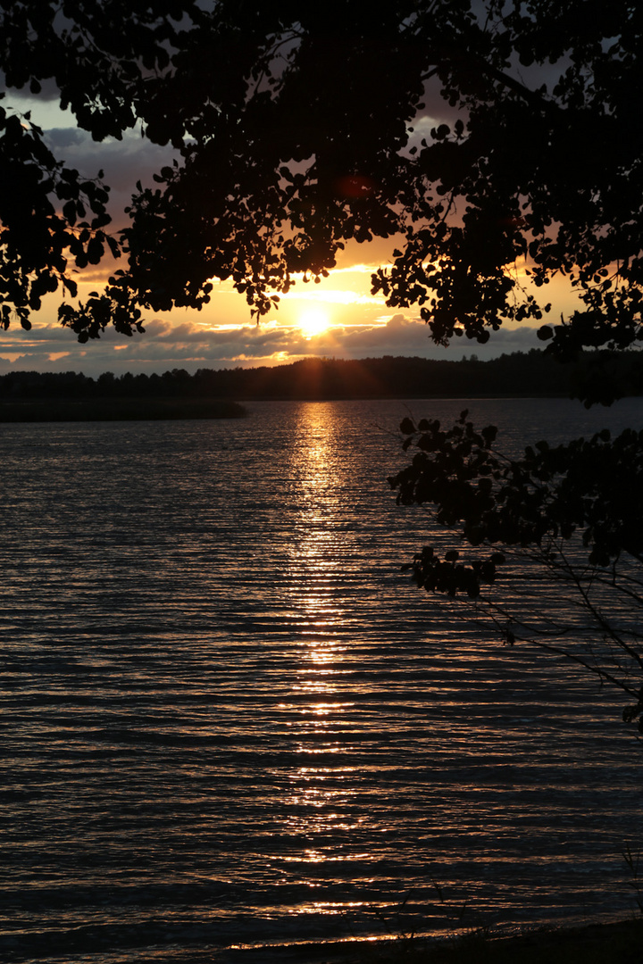 Abendstimmung an einem masurischen See