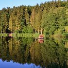 Abendstimmung an einem Weiher bei Idstein