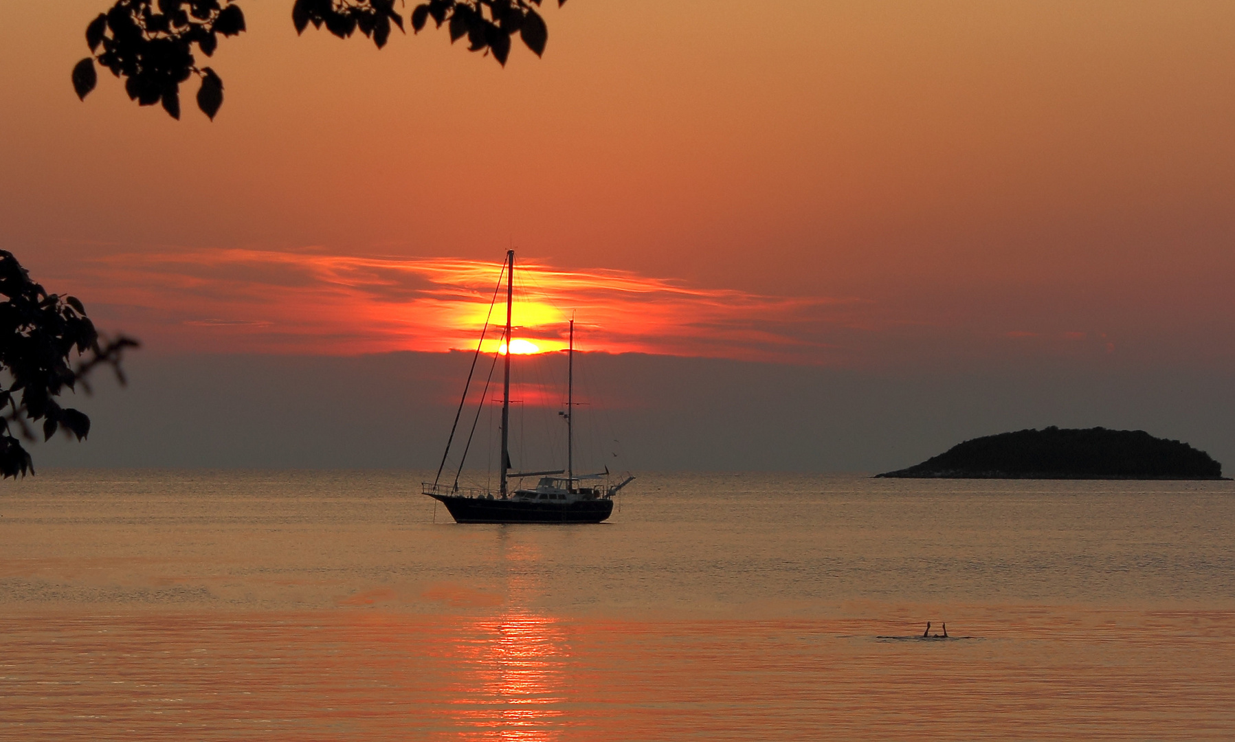 Abendstimmung an Istriens Küste