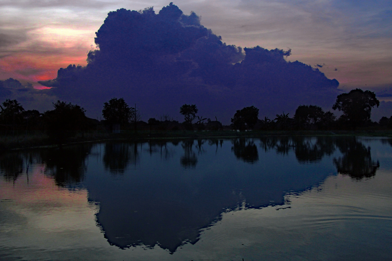 Abendstimmung an unserem kleinen See