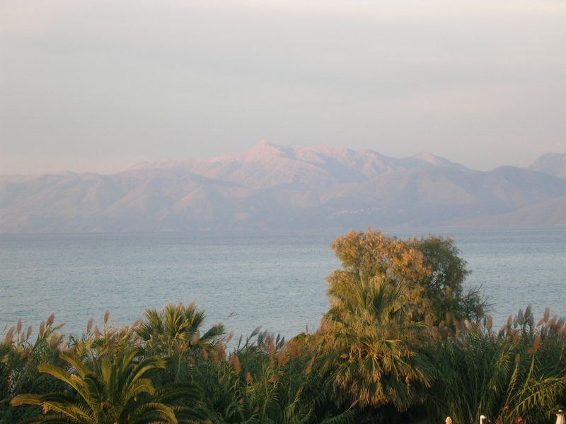 Abendstimmung auf Corfu