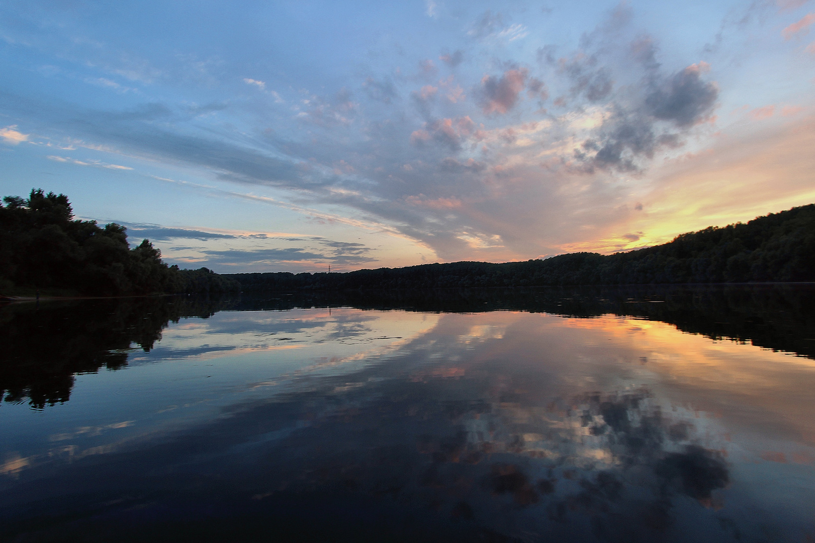 Abendstimmung auf dem Altrhein