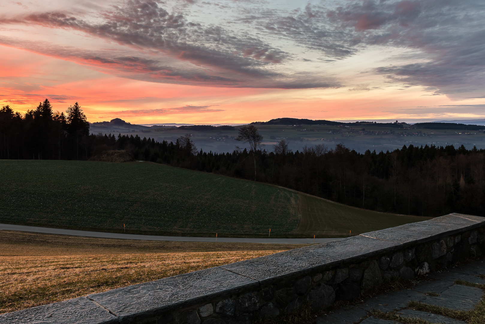 Abendstimmung auf dem Belpberg