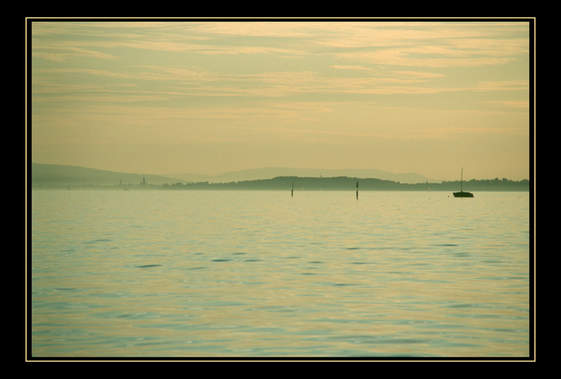 Abendstimmung auf dem Bodensee