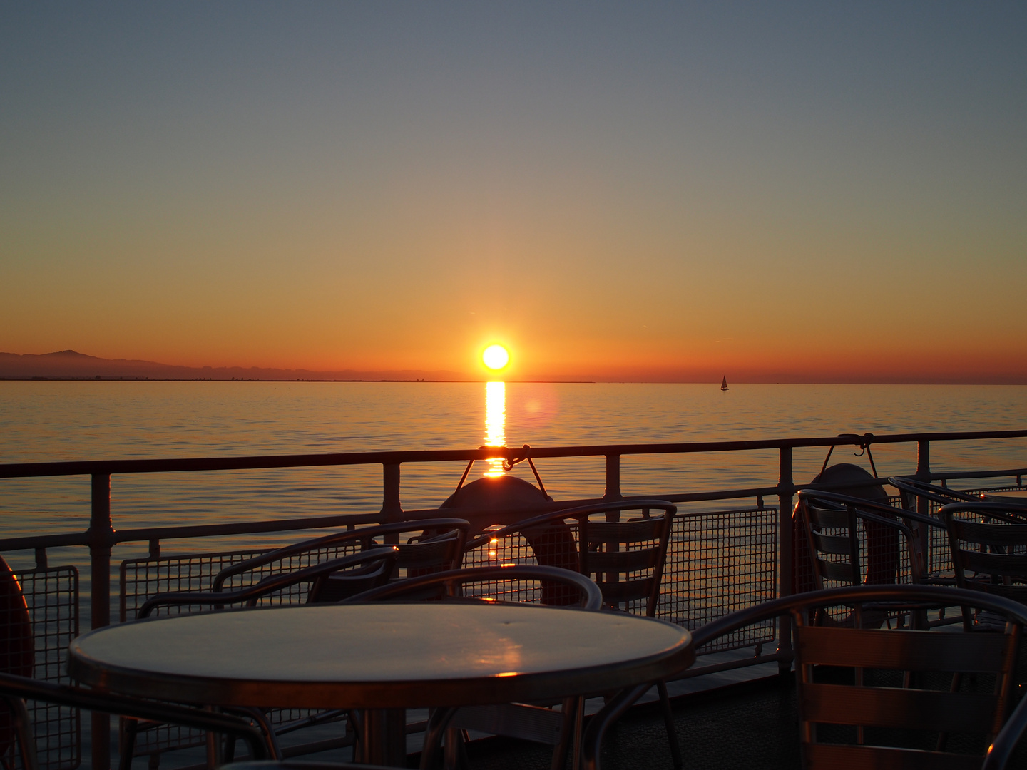 Abendstimmung auf dem Bodensee