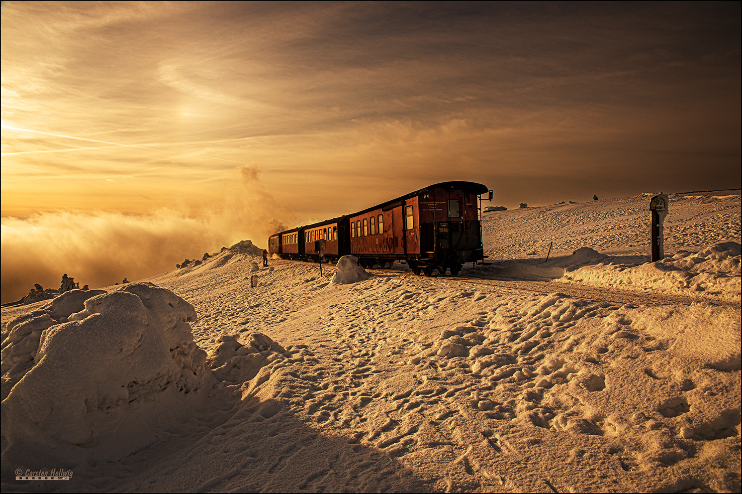 Abendstimmung auf dem Brocken