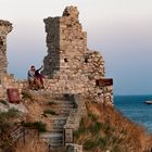 Abendstimmung auf dem Burghügel | Pythagorio, Samos/Griechenland
