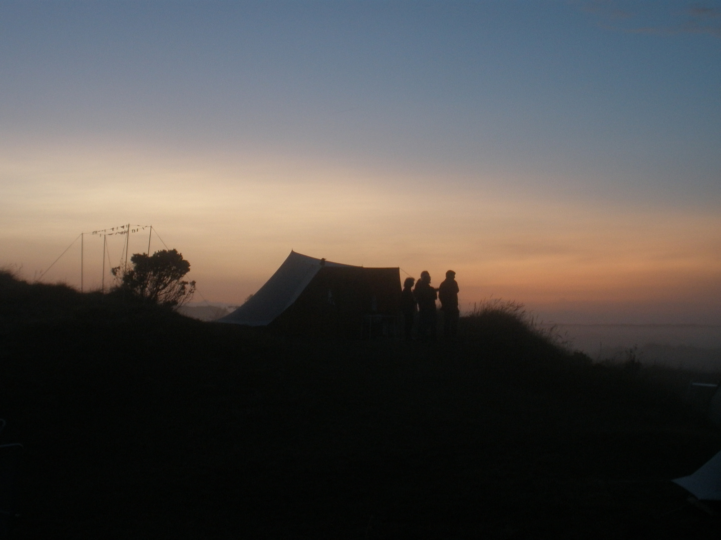 Abendstimmung auf dem Campingplatz