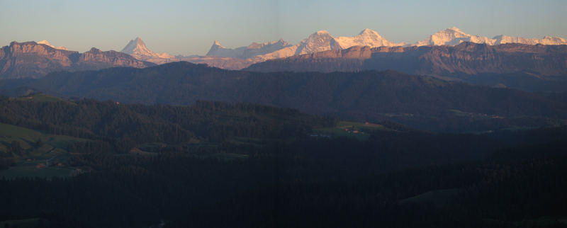 abendstimmung auf dem chuderhüsi