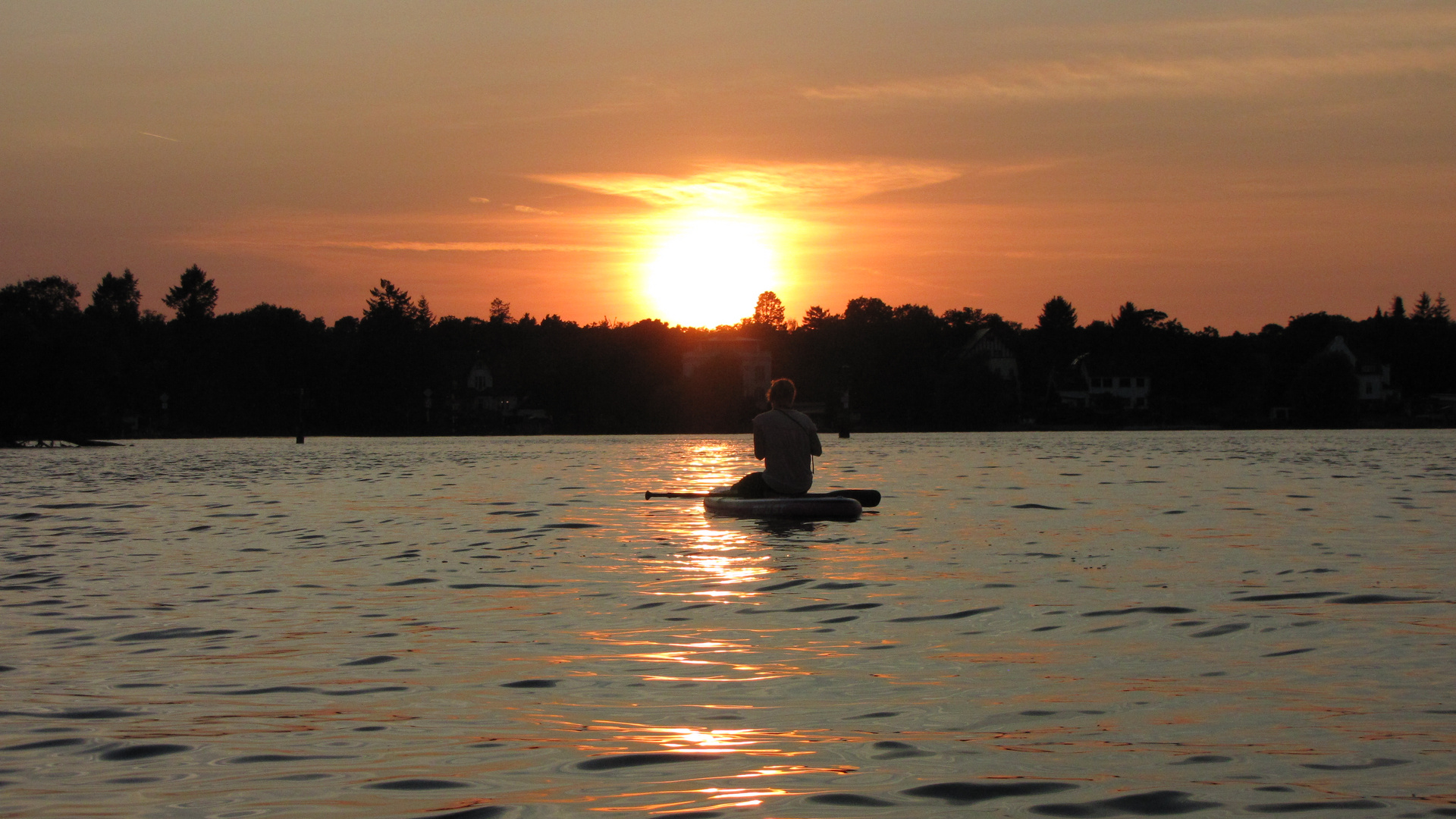 Abendstimmung auf dem Dämeritzsee